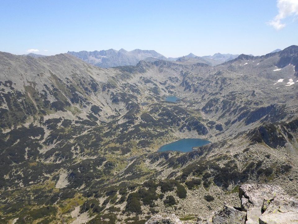 Die Seen unterhalb des Marmorgrats