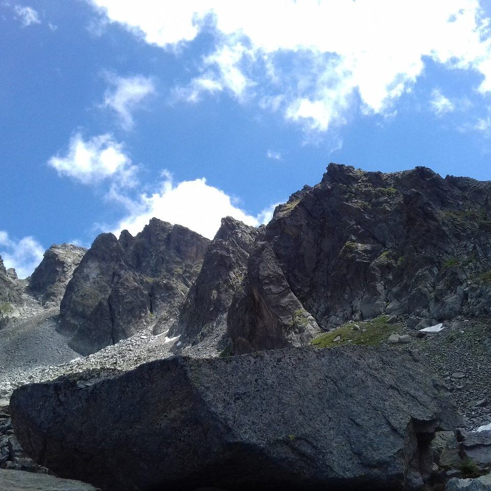 The rock towers of The Tooth