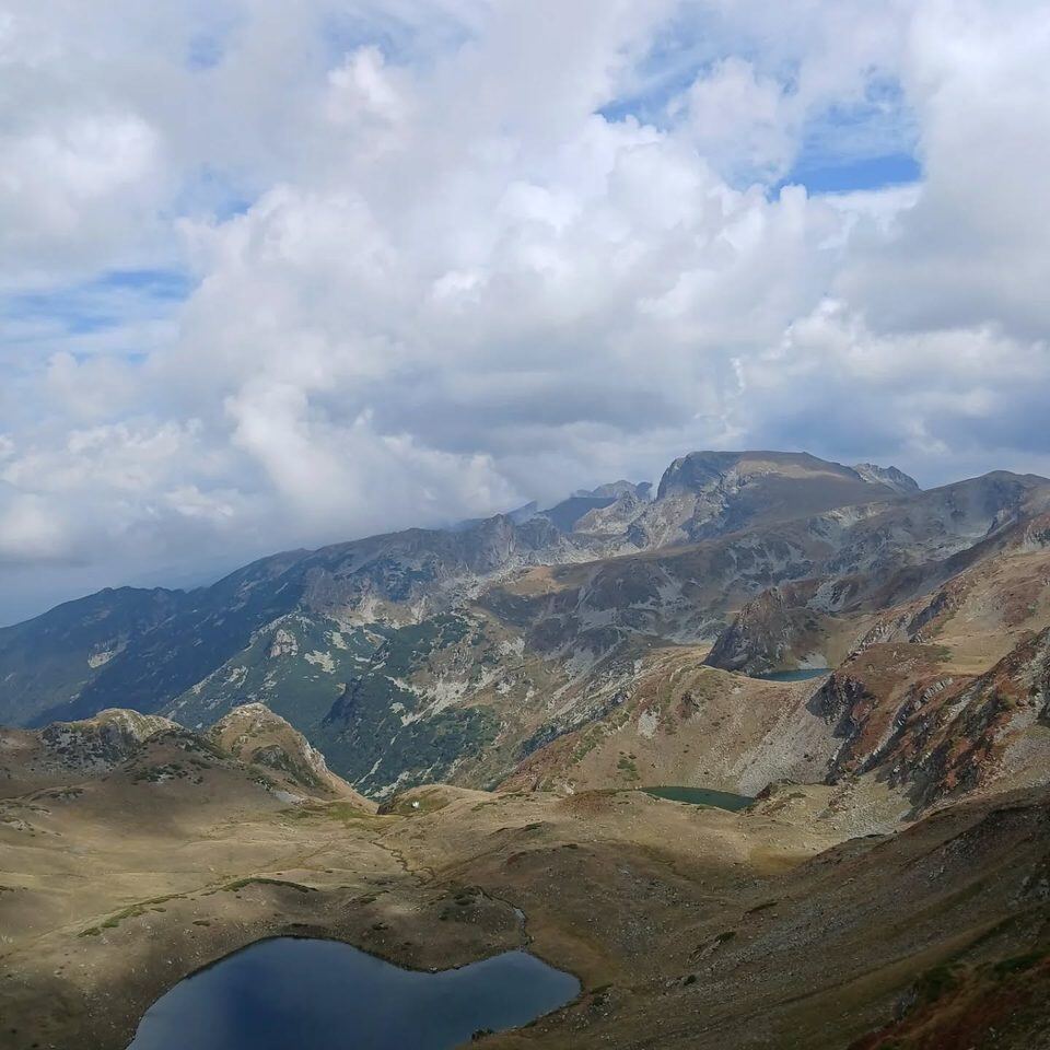The Urdini lakes, seen from above